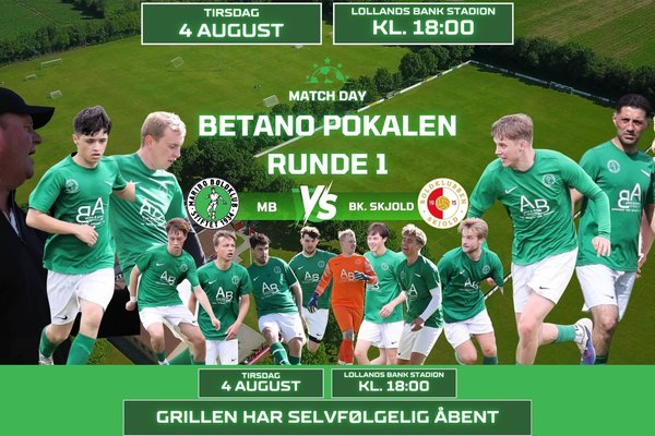 Betano Pokalen: MB vs BK Skjold