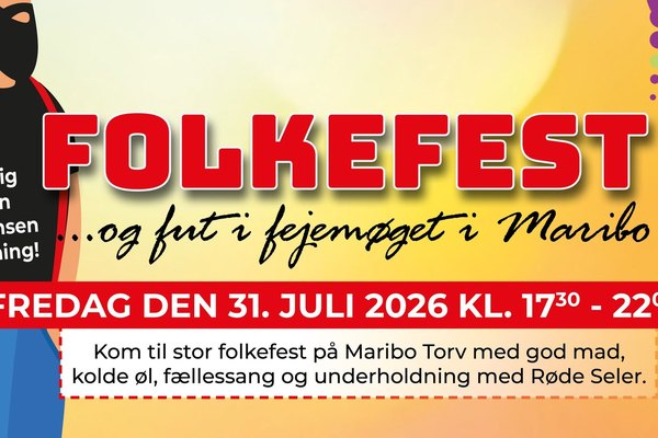Folkefest på Maribo Torv