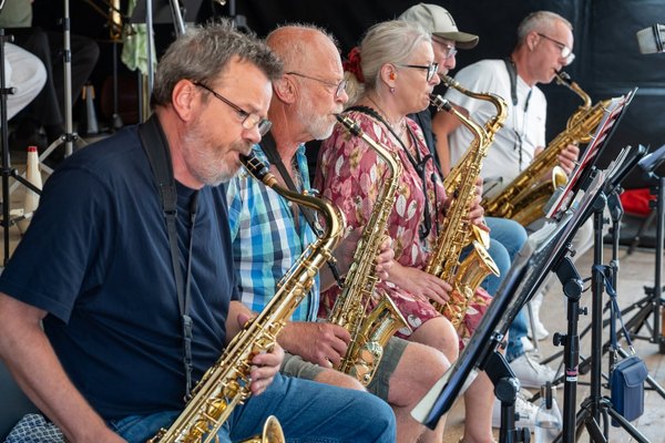 Øernes Big Band i Markedshallen - basunsolist André Jensen
