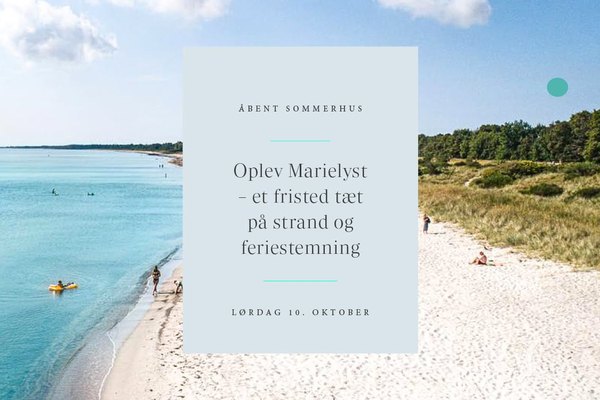 Åbent sommerhus i Marielyst