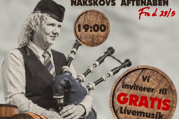 🎶 SÆKKEPIBE LIVE MUSIK ZUM VERKAUFSOFFENEN ABEND in Nakskov 🤎