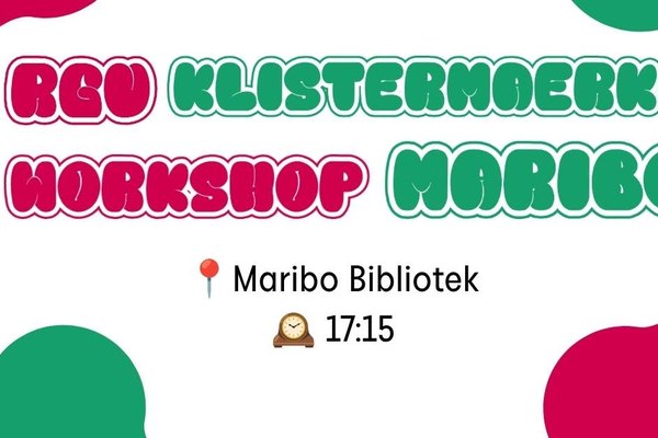 Klistermærkeworkshop i Maribo!