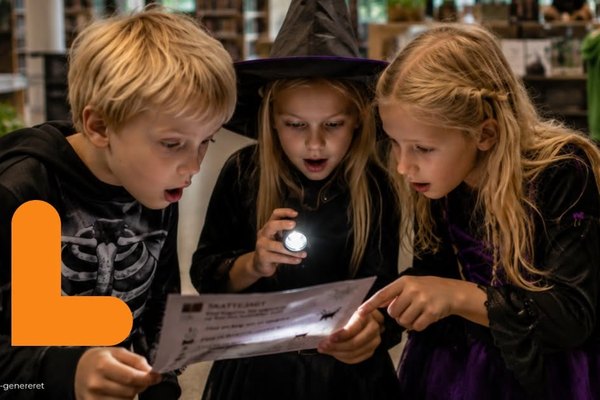 Halloween-skattejagt på Maribo Bibliotek