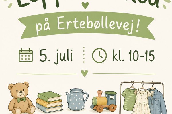 Loppemarked på Ertebøllevej