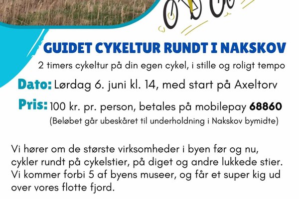 🚴‍♂️ Guidet cykeltur rundt i Nakskov 🚴‍♀️