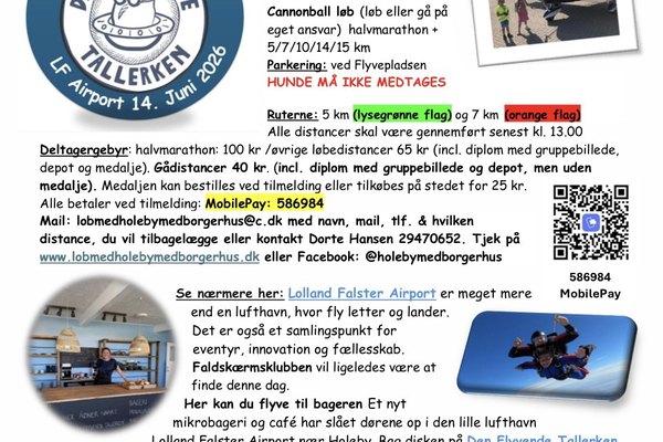 Løb/ gang med Holeby Medborgerhus