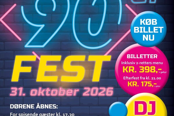 90’er fest på Nykøbing F. Teater