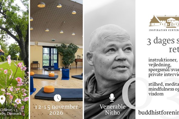 Maribo Retreat med Ajahn Nitho November 2026