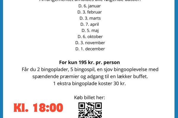 Bingo & Buffet på Hotel Nørrevang