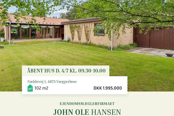 ÅBENT HUS PÅ NÆLDEVEJ 1, MARIELYST
